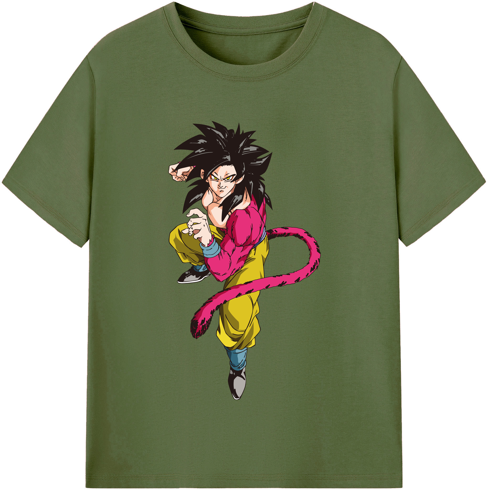 （画像用） ドラゴンボール 孫悟空（そん ごくう）Son Goku カカロット DRAGON BALL Kakarotto 綿100％半袖Tシャツ（フロントプリント）